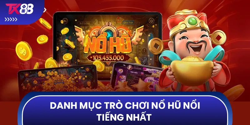 Danh mục trò chơi nổ hũ nổi tiếng nhất 