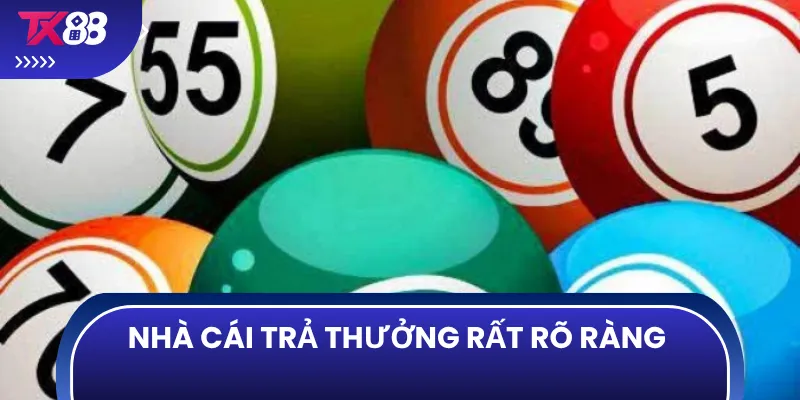 Nhà cái trả thưởng rất rõ ràng 